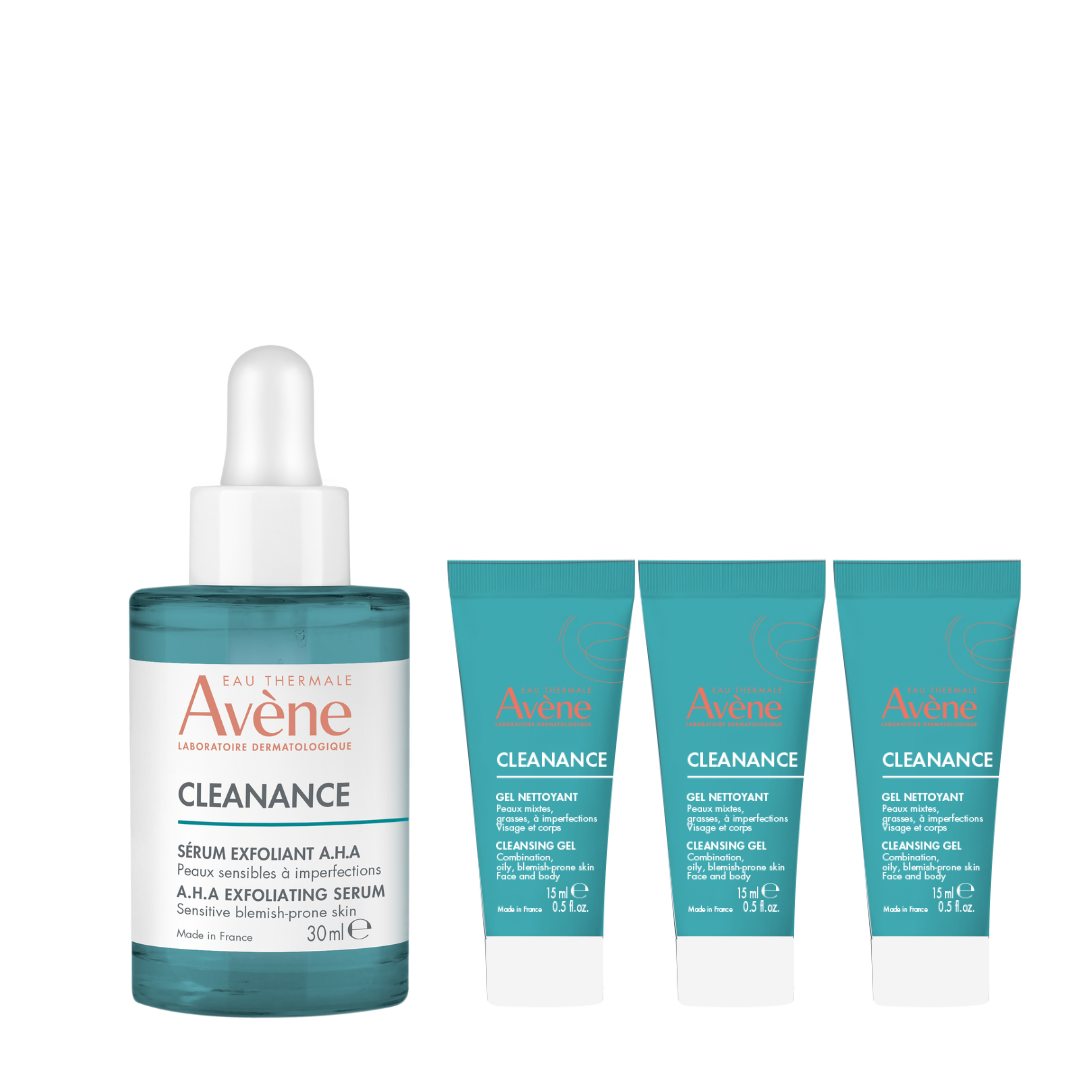 Avène Cleanance Exfoliating & Purifying Trio